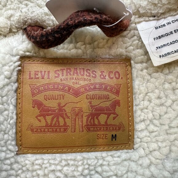 **🔥 Jughead Jones “Riverdale” Levi’s Sherpa Check Jacket – Men’s Size M 🔥** - Picture 10 of 11